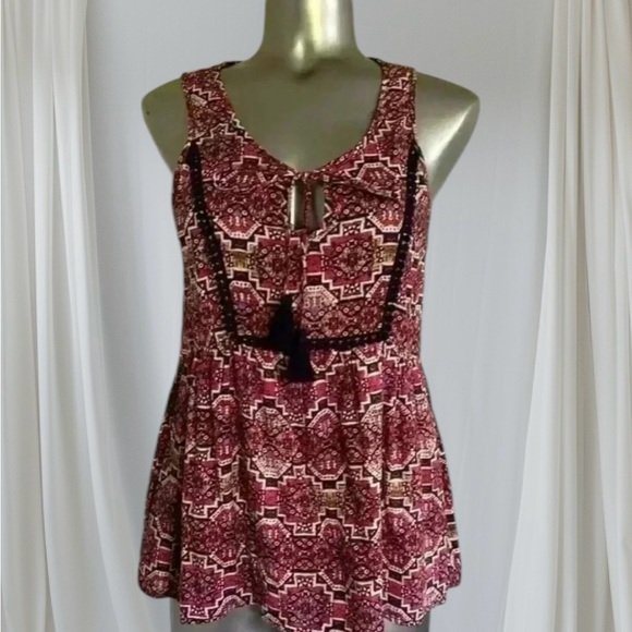 ✅Women’s Boho  Sleeveless Printed Top - Picture 5 of 16